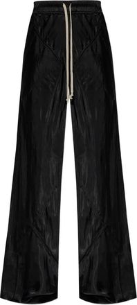 Rick Owens Pantaloni a gamba ampia con coulisse - Nero