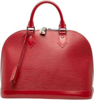 Louis Vuitton Pre-owned Handbags, female, Red, Size: ONE SIZE Pre-owned Alma PM
