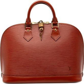 Louis Vuitton Pre-owned Womens Epi Alma Pm - Brown Leather - One Size