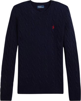 Ralph Lauren Dames, Truien, Blauw, Maat: XS Wol