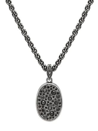 John Varvatos Collana con pendente Stardust - Argento