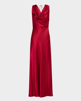 Milly Elsa Satin Cowl