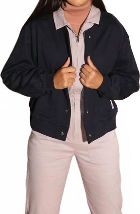 L.F.Markey Thiago Fleece Jacket In Navy
