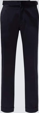 Tom Ford Pantaloni da abito Shelton in raso di cotone