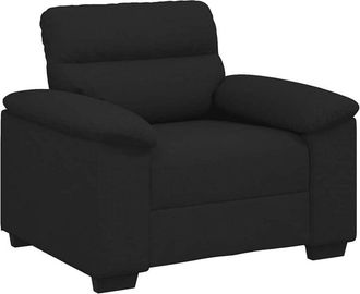 vidaXL Sill&oacute;n De Tela Negro 60 Cm Vidaxl