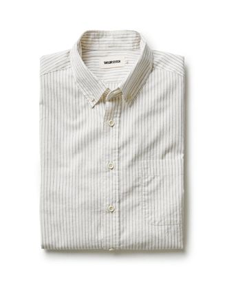 Taylor Stitch The Jack in Indigo Stripe