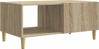 vidaXL Mesa De Caf&eacute; Roble Sonoma 90 X 50 X 40 Cm Madera De Ingenier&iacute;a Vidaxl