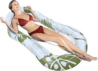 OEM Silla De Piscina Flotante - Balsa Para Relajarse En Verano - Pvc Resistente - 160 X 90 Cm - Verde