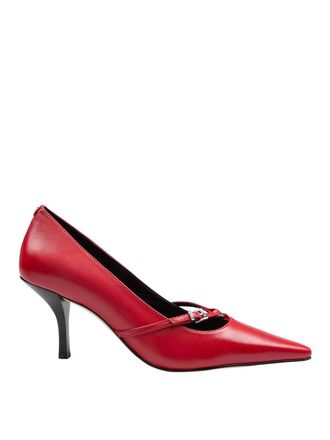 Michael Kors Michael Kors Selina Decollete In Red Leather
