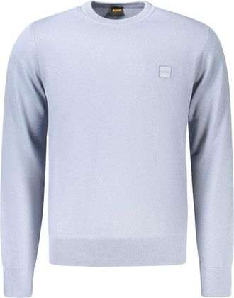 HUGO BOSS Azzurro Cotton Male Mens Sweater