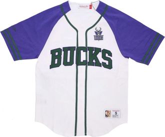 Mitchell & Ness T-Shirts - Heren - T-shirts - Wit - S - Tops