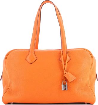 Herm&egrave;s Borsa a tracolla Victoria II Clemence 35 - Arancione