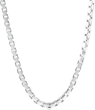 Pompeii3 Mens Box 14k Gold (74gram) or Platinum (139gram) 5mm Link Chain Necklace 20