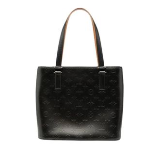 Louis Vuitton Pre-owned Tote Bags, female, Gray, Size: ONE SIZE Pre-owned Monogram Mat Stockton