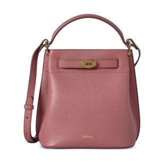 Mulberry Handbags, female, Pink, Size: ONE SIZE Islington Bucket