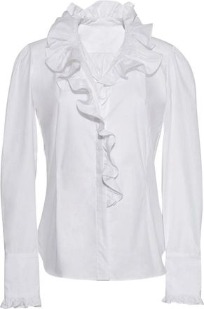 Cara Cara Anne blouse met ruches - Wit