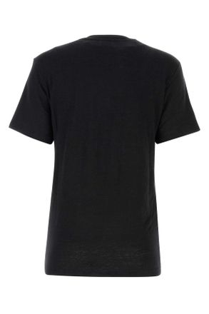 Isabel Marant Womens Black Linen Zewel T-Shirt