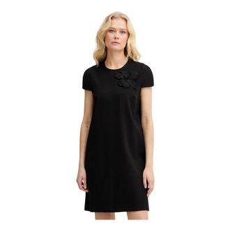 Twinset Vestido Recto Mini - Dresses - Mujer - Negro - M