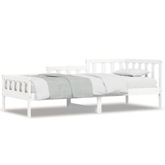 Berkfield Home Day Bed White 90x200 cm Solid Wood Pine