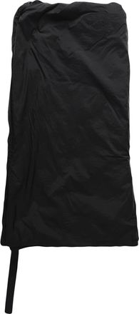 Rick Owens gathered-detail mini dress - women - Cotton - S - Black