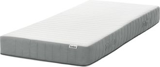 Beliani Colch&oacute;n De Muelles Ensacados Con Asas Relleno De Espuma Viscoel&aacute;stica Firmeza Media Funda Extra&iacute;ble 7 Zonas Acolchado 90 X 200 Cm Cushy