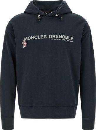 Moncler Blue Logo Hoodie