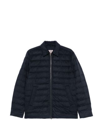 Herno nylon jack met ritssluiting
