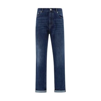 Brunello Cucinelli Uomo, Jeans, Blu, S, new