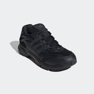 adidas Sneaker ADIDAS ORIGINALS TEMPER RUN 2.0, Herren, Gr. 42,5, schwarz (core schwarz, core schwarz, core schwarz), Synthetik, Textil, Schuhe Sneaker