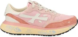 Premiata Lauryn Mesh Suede Sporty Sneakers
