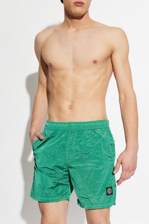Stone Island Swim Shorts, Mens, Green