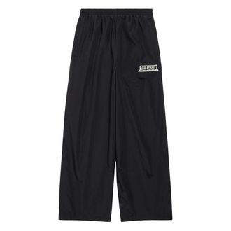 Balenciaga Wide Trousers, male, Black, Size: XS Masking Tape Tracksuit Pants