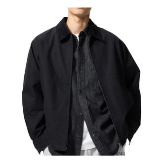 Uniqlo Zip-Up Short Blouson Black 478230-09