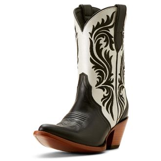 Ariat Womens Antonia Western Boots in Ink Well Bright Pearl, B Medium Width, Size 4, by Ariat