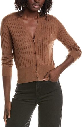 Max Mara Studio Nogara Silk & Wool-Blend Cardigan