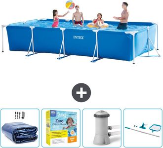 Intex Piscina Con Estructura Rectangular - 450x220x84 Cm - 7-piezas Scb14