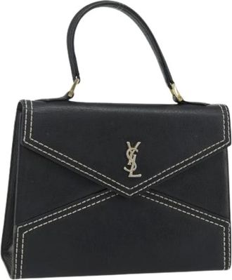 Saint Laurent Pre-owned Mini Bags, female, Black, Size: ONE SIZE Pre-owned Mini Hand Bag