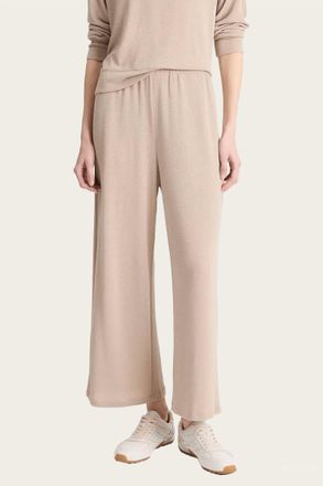 Vince Textured Knit Lounge Pants In Smokey Quartz