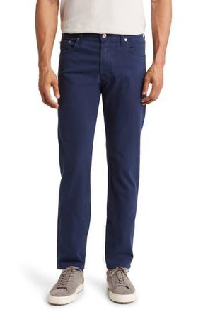 AG - Adriano Goldschmied Tellis Sueded Stretch Sateen Slim Leg Pants in Lost At Sea at Nordstrom Rack, Size 29 X 34