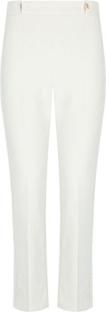 Elisabetta Franchi PANTALONE A ZAMPETTA AVORIO ELISABETTA FRANCHI