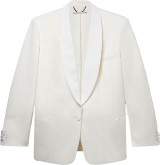 Stella McCartney shawl-collar wool blazer - women - Wool/RDS Product Name: BLACK ORCHID EDP Division: TF (TOM FORD BEAUTY) ALCOHOL DENAT. - 40
