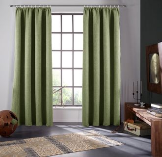 Bruno Banani Verdunkelungsvorhang »Bela« Kräuselband 1 Stk. tlg. blickdicht, meliert, verschiedene Grössen