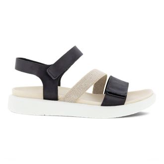 Ecco Womens Flowt 2 Band Sandal In Black