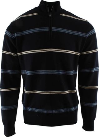 Paul & Shark Centre Stripe Half Zip Jumper - Heren - V-hals truien - Blauw - S - Truien & Vesten
