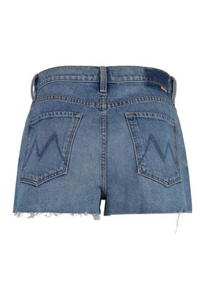 Mother Ditcher Denim Shorts - Blue