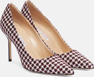 Manolo Blahnik Pumps BB 90 pied-de-poule