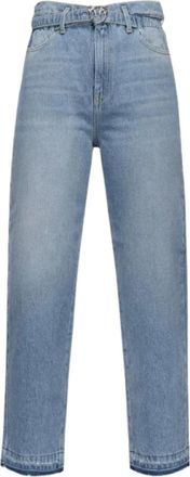 Pinko Pinko, Dames, Jeans, Blauw, Maat: W30 Katoen