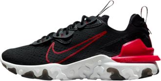 Nike React Vision Mens Trainers, Black University Red Iron Grey White, 8.5 UK