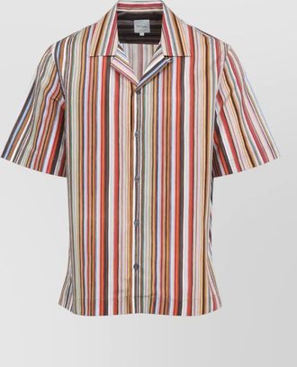 Paul Smith short sleeve regular fit striped shirt