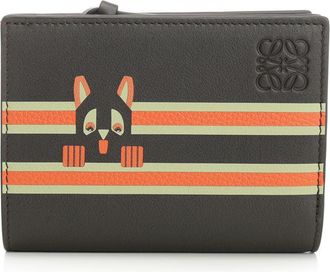 Loewe Futurist Cat Compact Wallet Wallets Multicolor-Donna